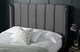 image 3 of Aurora Grey Velvet Ottoman Bed And Memory Maestro Memory Foam Mattress Double | Grey