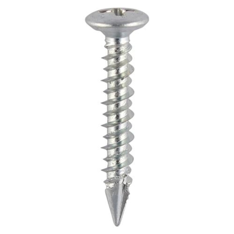 image 1 of Timco - Window Fabrication Screws - Pan Countersunk - PH - High-Low Thread - Slash Point - Zinc (Size 4.3 x 25 - 1000 Pieces)