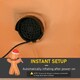 image 7 of HOMCOM 8ft Christmas Inflatable Gingerbread Man Lighted Indoor Outdoor Décor