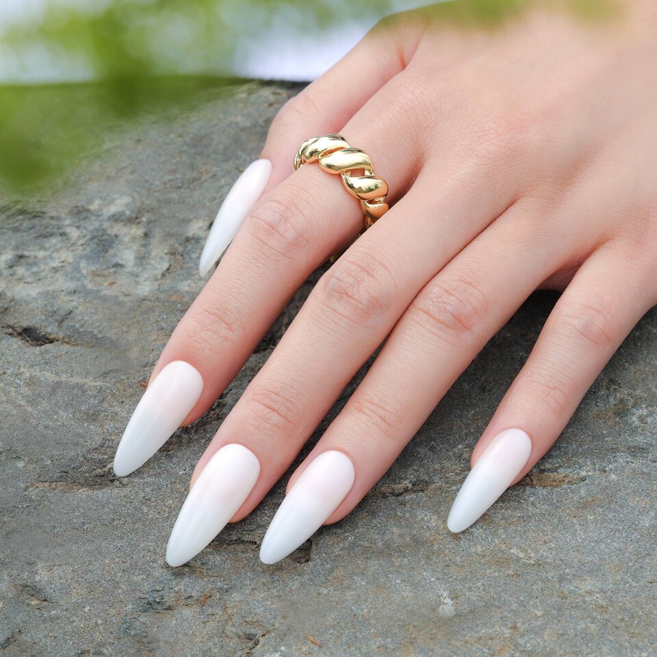 image 1 of Bluesky White Gel Polish - Graceful White 10ml | White | Graceful White