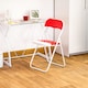 image 6 of Harbour Housewares Coloured Padded Folding Chairs - Red - Pack of 6 | Red | Red