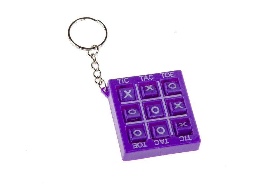 image 1 of Tic Tac Toe Key Chain