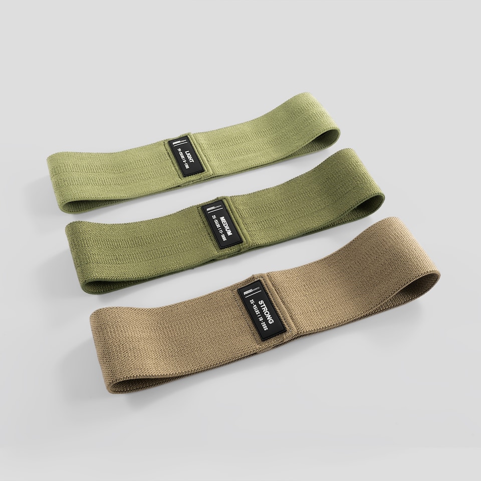 image 1 of Phoenix Fitness Green Cotton Hip Bands | Green