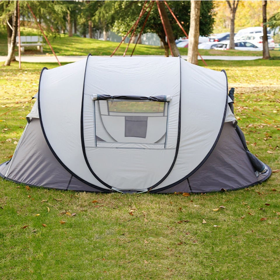 image 1 of Large Tent 4 Person Camping Tent with Easy Set Up