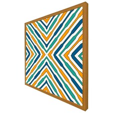 Ethnic geometric figures (Picutre Frame) Brown | Oak | L