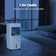 image 8 of HOMCOM Portable Air Cooler with Humidifier, Ice Packs, Oscillation, White