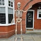 image 5 of GIANT 8ft (240cm) Standing Indoor Outdoor Animatronic Halloween Skeleton Decoration