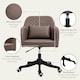 image 6 of Vinsetto Office Chair with Rechargeable Vibration Massage, Brown