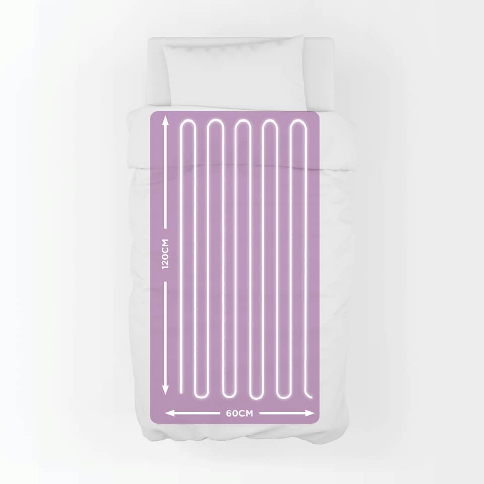 image 1 of Electric Under Blanket - Single - Tie-Down - 60x120cm - Single Controller White