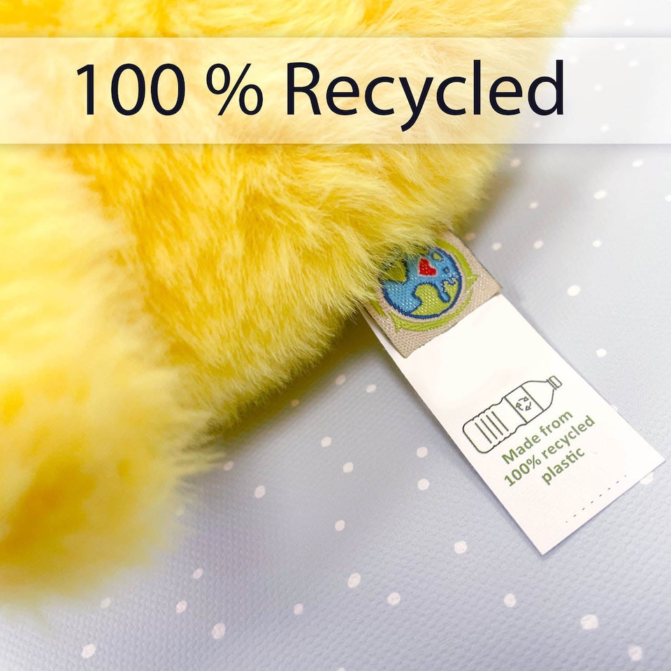 image 1 of VFM e-Store Baby Chick Soft Toy Easter Plush - 2 Pack, 100% Recycled Materials