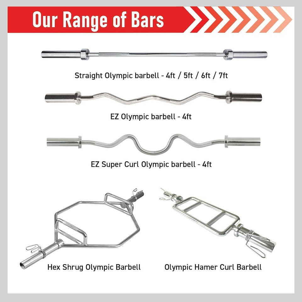 image 1 of Body Revolution Olympic Super Curl EZ Barbell Bar | Multi