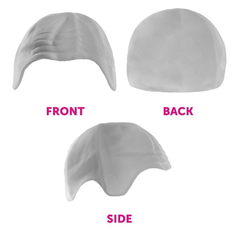 image 1 of Pack of 1 Bald Cap - White White | One Size