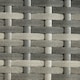 image 6 of Outsunny PE Rattan Outdoor Coffee Table, Modern Rattan Side Table, Mixed Grey