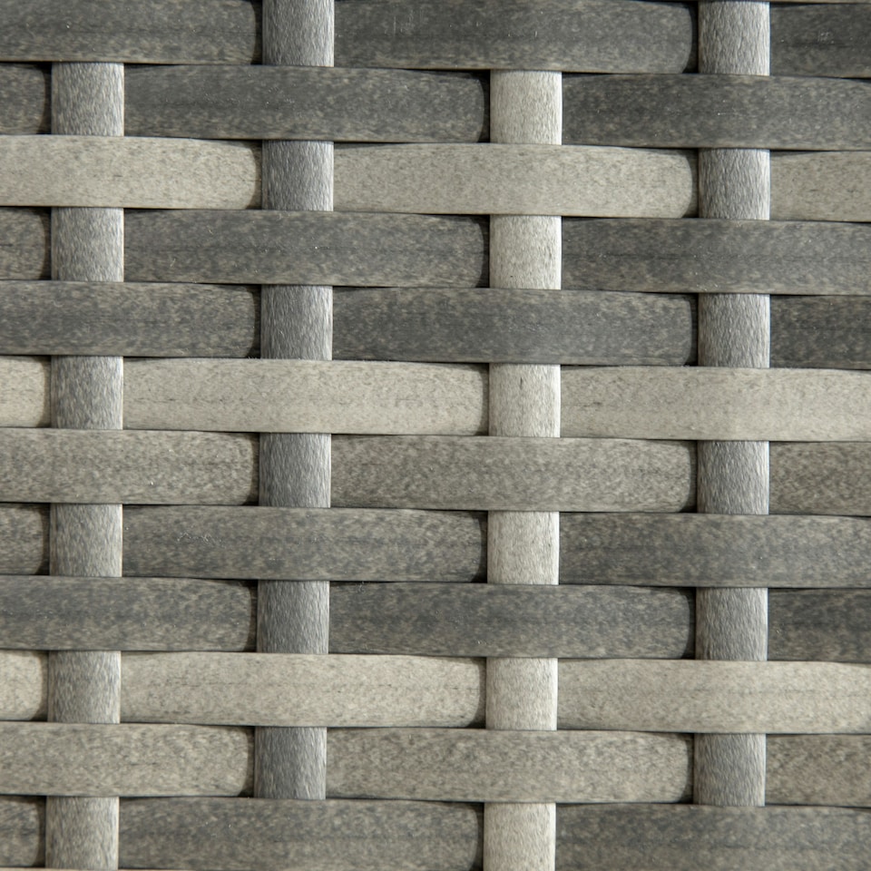 image 1 of Outsunny PE Rattan Outdoor Coffee Table, Modern Rattan Side Table, Mixed Grey