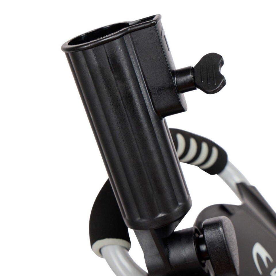 image 1 of Benross Q Fold 3-Wheel Compact Golf Push Trolley - Silver