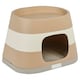 image 2 of Dog Cat Pet Home Kitten Kennel Animal Shelter Weatherproof Indoor Outdoor House | Multi | Mocca | 1