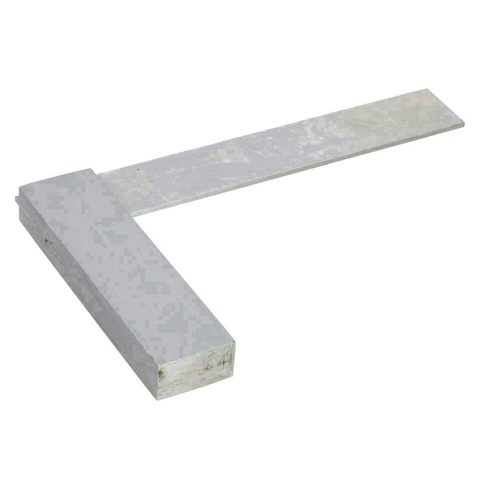 image 1 of 4" 100mm Engineer Tri Set Square Right Angle Straight Edge Stainless Steel