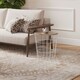 image 3 of KUKOON Neutral Beige Geometric Medallion Bordered Rug 120cm x 170cm