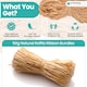image 2 of 50gms Thick Natural Raffia Ribbon Bundles for Gift Wrapping