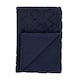 image 4 of Catherine Lansfield Cosy Diamond Faux Fur Soft Blanket Throw | Blue | Navy Blue