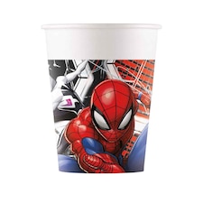 Spiderman World of Webs Marvel Paper Cups 200ml - Pack of 8