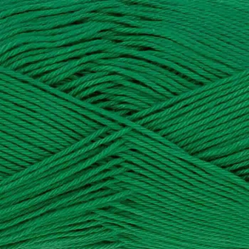 King Cole Green Giza Cotton 4 Ply Yarn (Value Pack 12 x 50g Balls) For Crochet, Knitting - 158m per ball