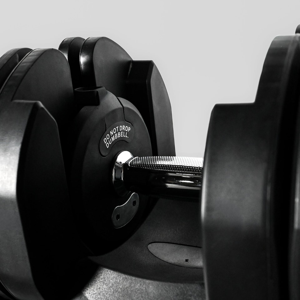 image 1 of GYM SETS 40kg Adjustable Dumbbell | Single + No Bench