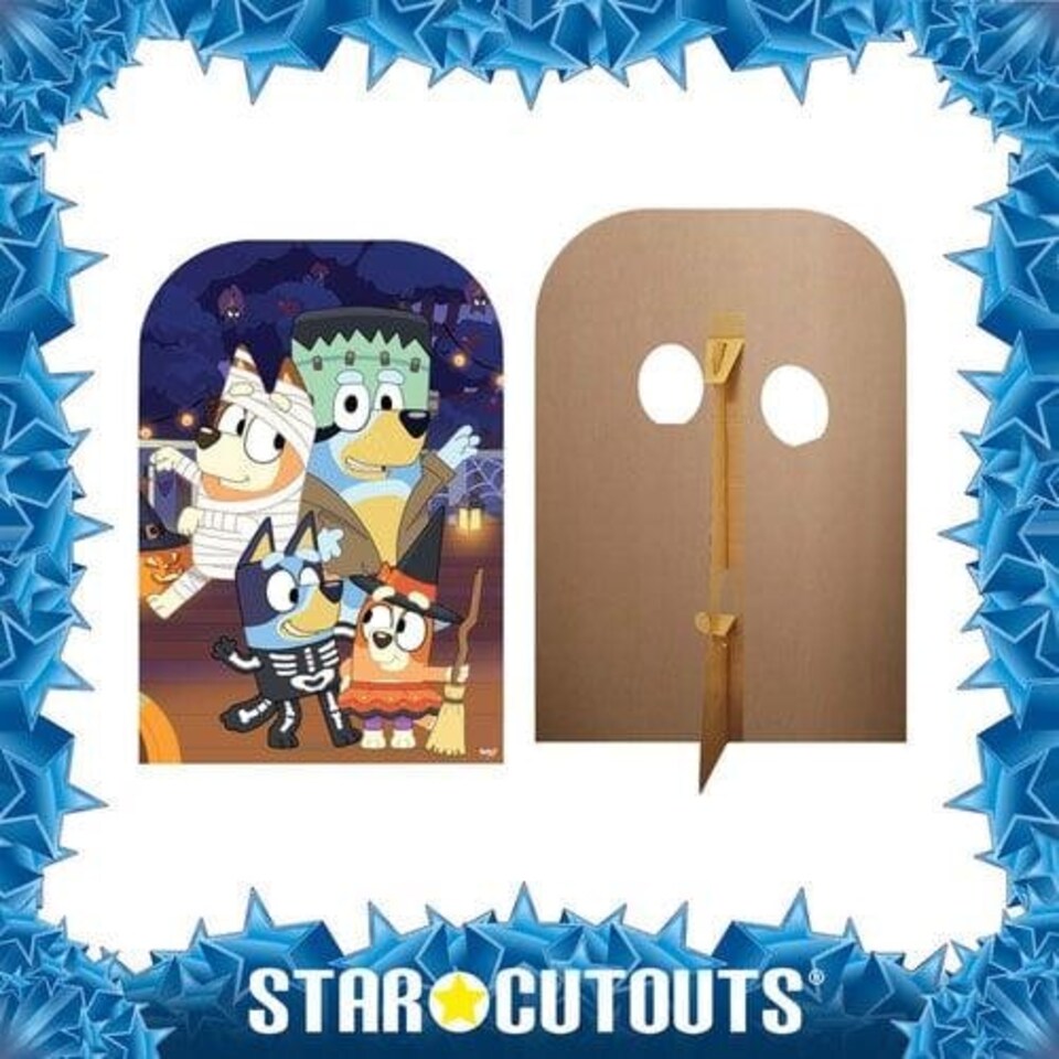 image 1 of Bluey Halloween Stand In Cardboard Cutout 131cm