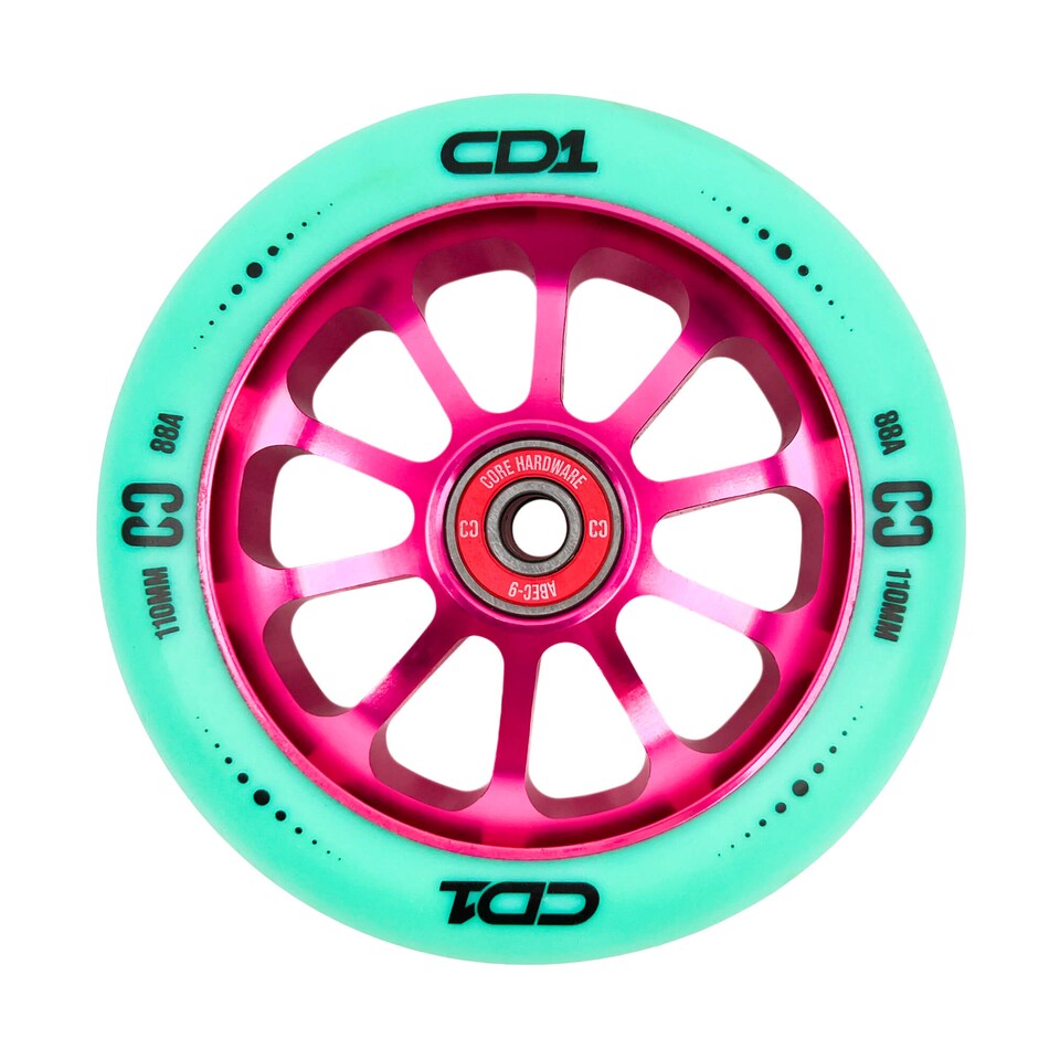 image 1 of CORE CD1 Spoked Stunt Scooter Wheel 110mm