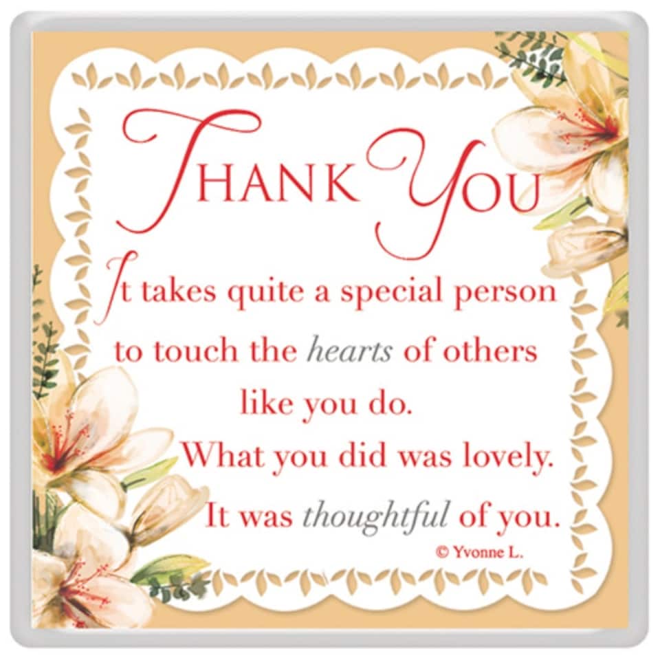 image 1 of Thank You Celebrity Style World's Best Magnet