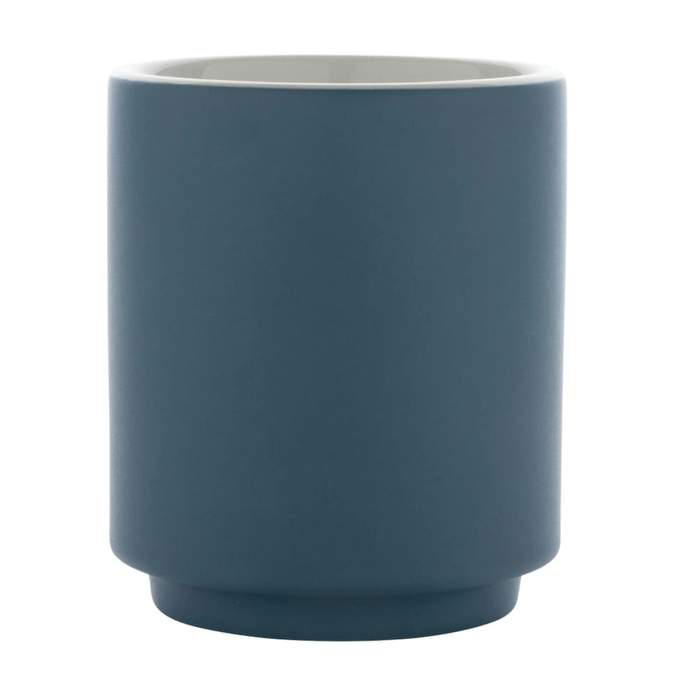 image 1 of XD Collection Stackable Ceramic 180ml Mug - Blue/White - One Size