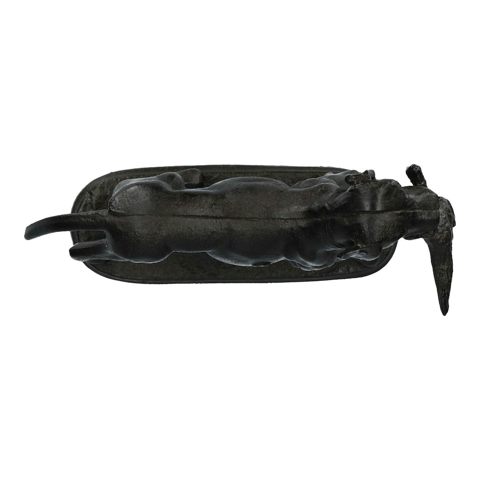 image 1 of Golden Retrievor Labrador Dog Cast Iron Statue Figure Trophy Fireplace Ornament