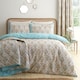 image 3 of D & D Edena Decorative Floral Bedspread Natural
