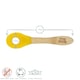 image 3 of Tiny Dining Children's Bamboo Silicone Tip Spoon - Green