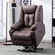 image 9 of Afton Technology Fabric Single Motor Rise Recliner Lift Mobility Chair (Brown)