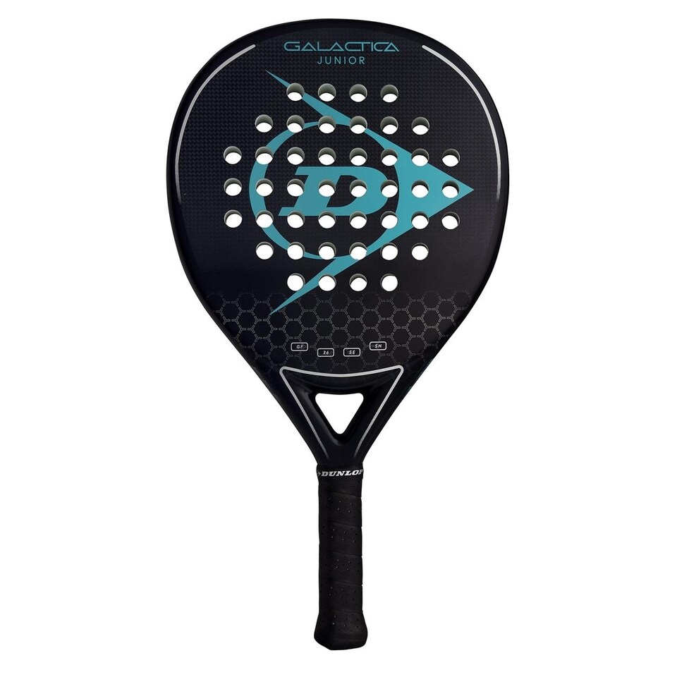 image 1 of Dunlop Childrens/Kids Galactica Padel Racket | Black | Black/Blue | One Size | 1