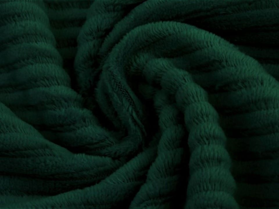 Green Cotton Textured Stretch Knit Fabric for Dressmaking, 150cm / 59" Wide - per metre