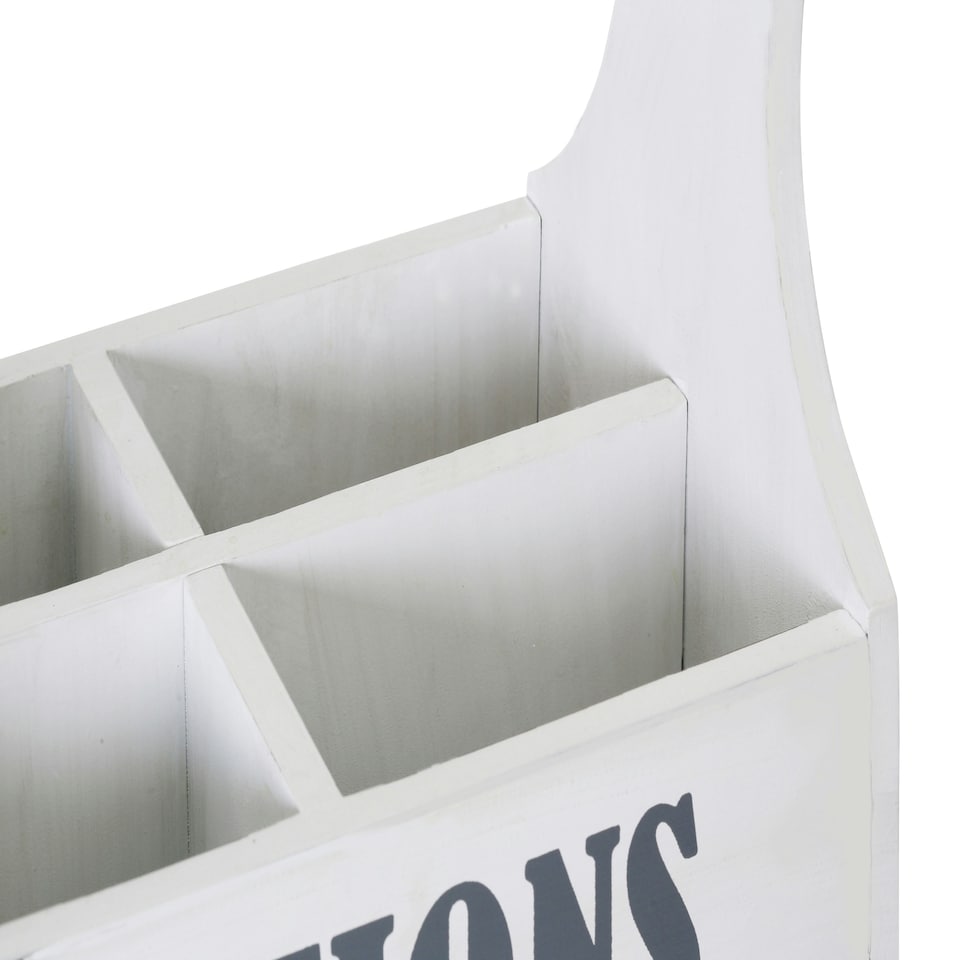 image 1 of Spa Storage Caddy White