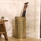 image 1 of Gold Lattice Umbrella Stand Gold
