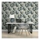 image 2 of World of Wallpaper Elysian Floral Wallpaper - Blue/Gold - 10m x 53cm Blue