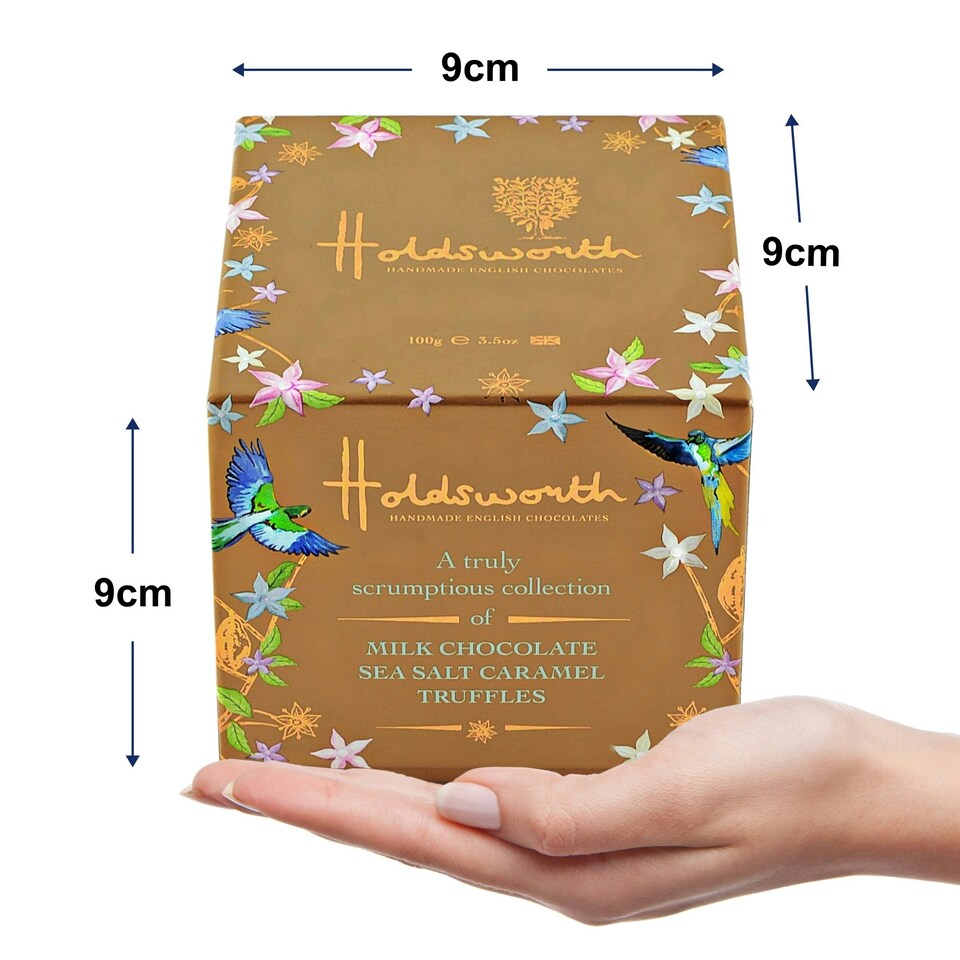 image 1 of Holdsworth Chocolates Truly Scrumptious Sea Salt Caramel Truffles |100g