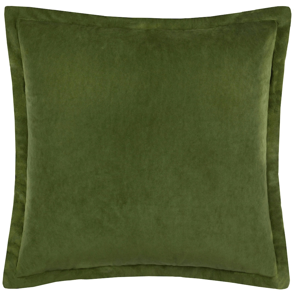 image 1 of Yard Merton Velvet Olive Oil Filled Cushion 55 x 55 cm Multi
