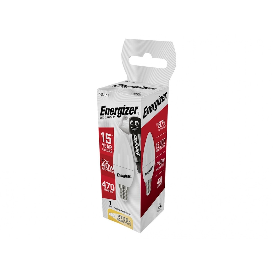 image 1 of Energizer Led Opal Candle Non-dimmable Bulb | Multi | Multi Colour | 1