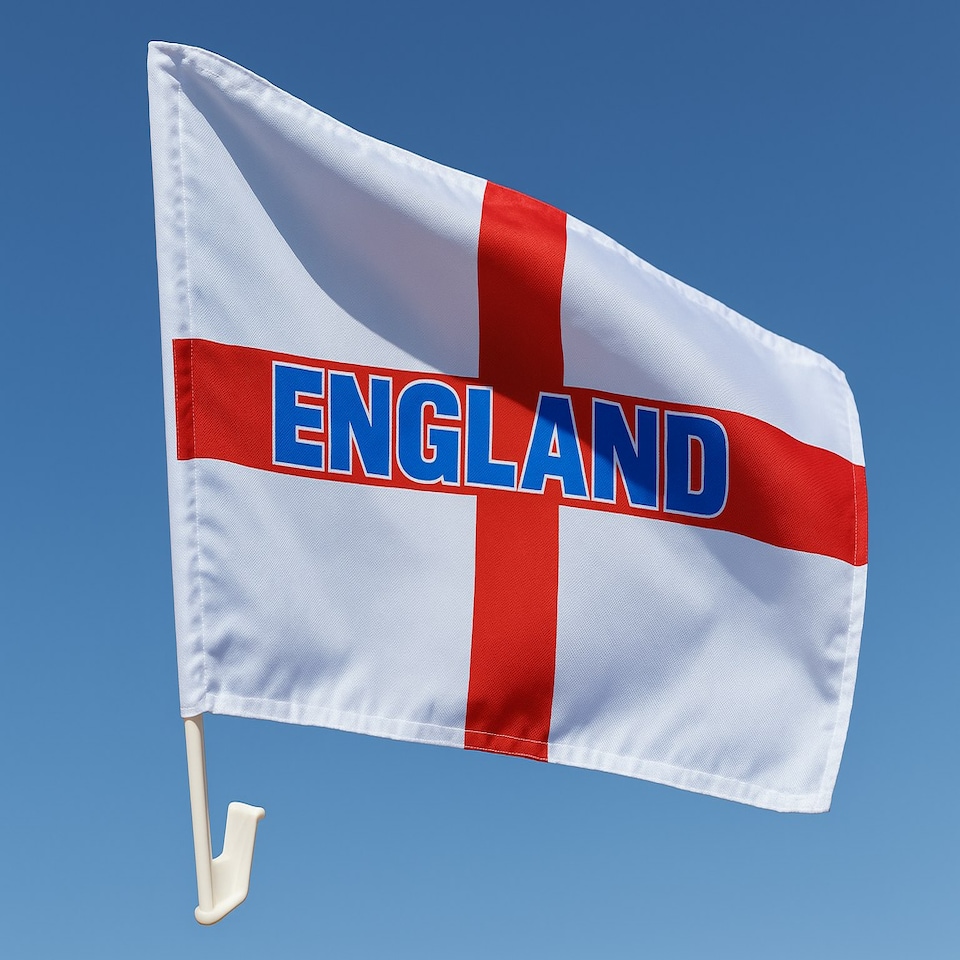 image 1 of England St George's Cross flags Car Flag | Multi