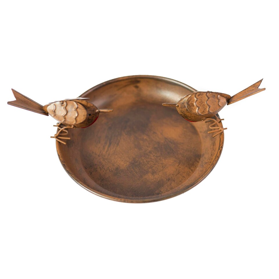 image 1 of Marco Paul Vintage Robin Bird Bath
