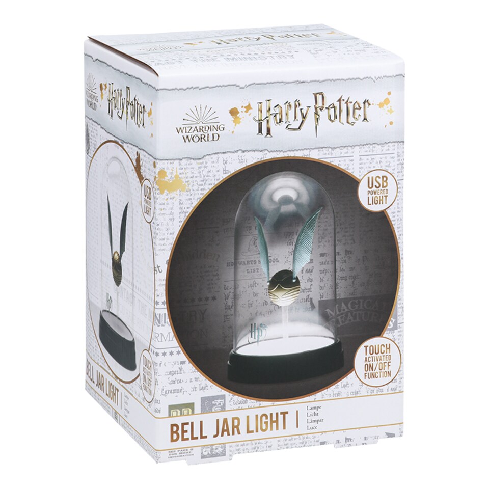 image 1 of Harry Potter Levitating Golden Snitch Light, Touch Control Desk Lamp Collectible Decor Gift,Paladone