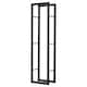image 1 of HOMCOM 150cm Metal Firewood Log Holder Rack Elevated, Base Side Rails