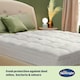 image 2 of Silentnight Anti Allergy Ultimate 5cm Mattress Topper White | Single