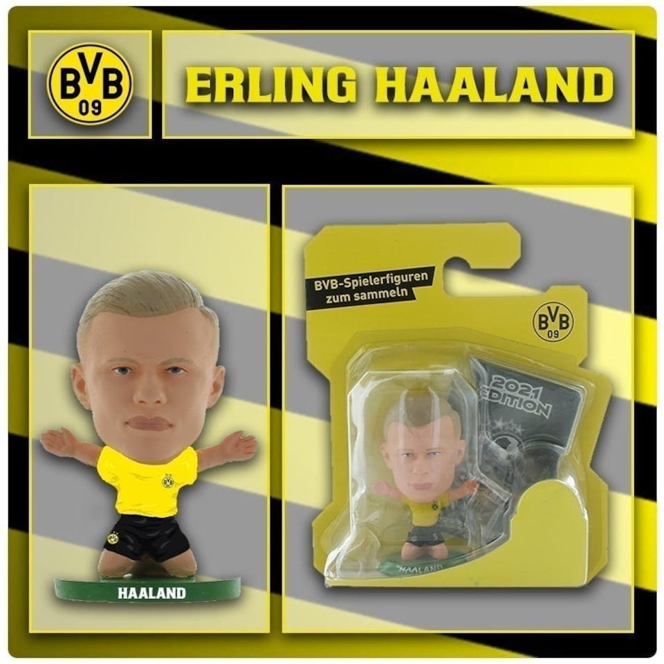 image 1 of Soccerstarz - Borussia Dortmund - Erling Haaland - Home Kit