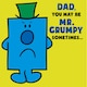 image 3 of Mr Men & Little Miss 'Mr Grumpy' Father's Day Card